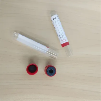 Red Cap Heparin Plain Anticoagulant Blood Collection Tube