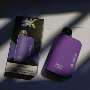 स्टॉक में 5000puffs vape डिवाइस Breze Stiik