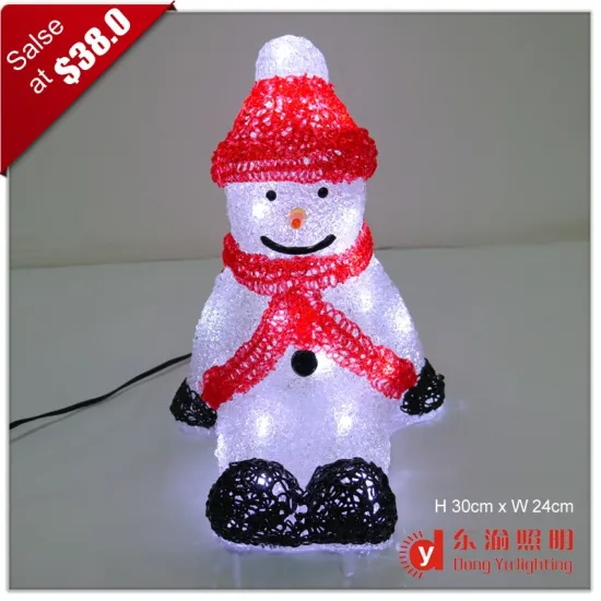 Small led motif snowman for festival decoration Sales at $38 only