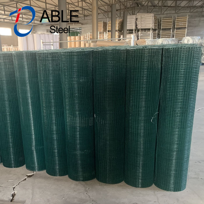 PVC coated metal welded wire mesh for garden