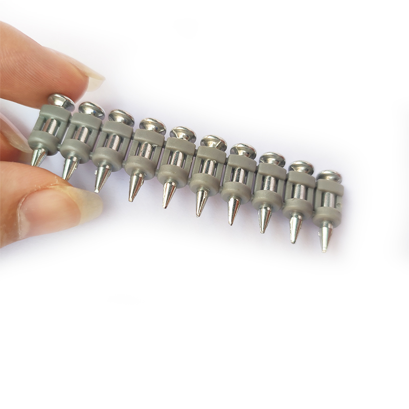 Clamp tip gas nails gray strips