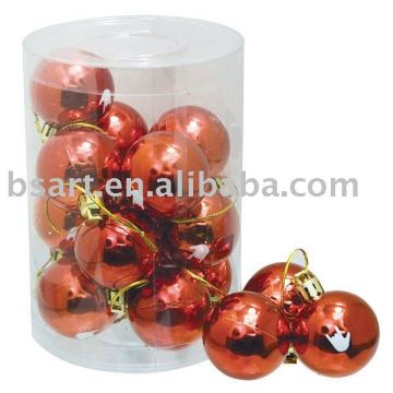 wholesale handmade colorful plastic balls for christmas tree decoration