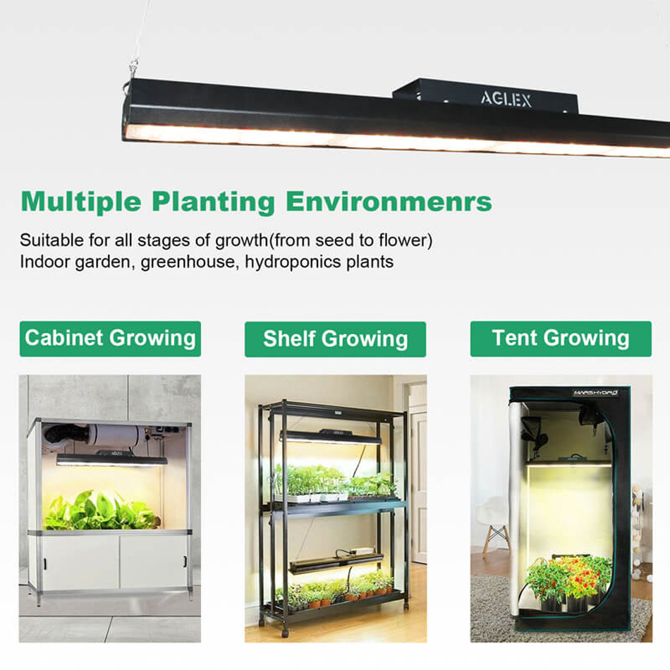 Comemrcial led grow light 3500k para plantas de interior