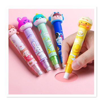 Cute and Creative Cartoon Press Eraser for Kids - High-Quality and Clean Erasers