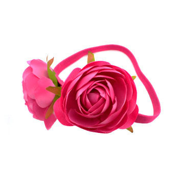 Blooming fuchsia flowers elegant for fair ladies' wholesale headbands, OEM/ODM orders