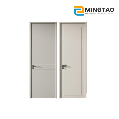 Modern Minimalist Doğal Masif Ahşap Oda Kapısı