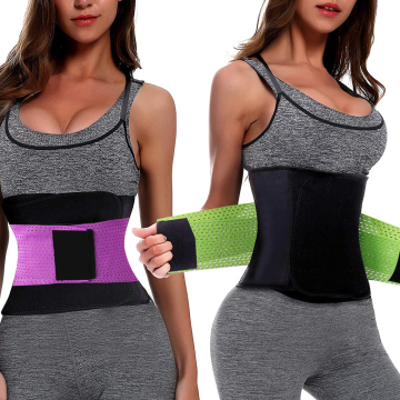Custom Logo Adjustable Plus Size Elastic Neoprene Waist Trainer Belt