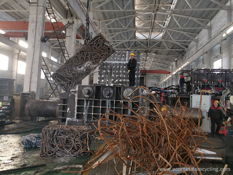 Recycling Aluminum Steel Scrap Metal Press Machine