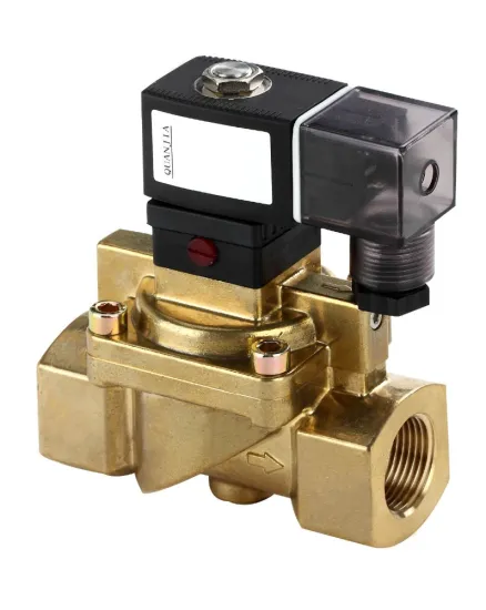 The new 2 way zreo-pressure brass solenoid valve with Manual switch