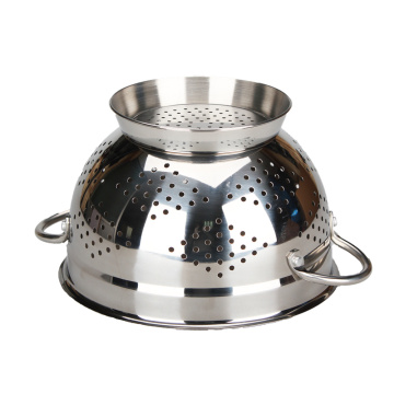 Stainless Steel Colander With Strong Handle