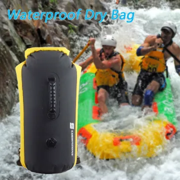 25/35/60L AWaterproof Swimming Bags Roll Top Compression Sack Keeps Gear Portable Rafting Diving River Trekking Sack PVC Dry Bag