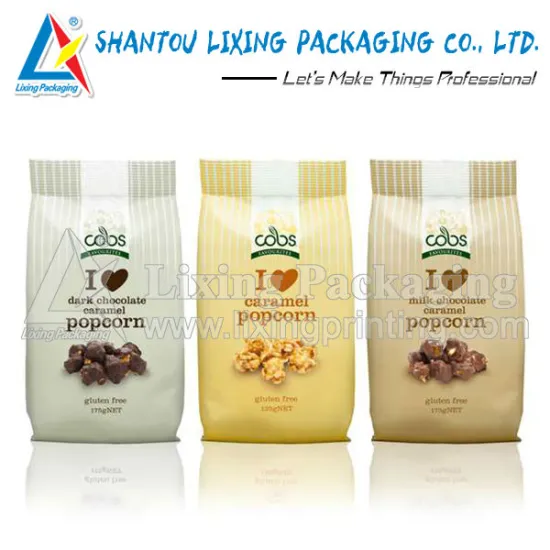 Plastic popcorn bags