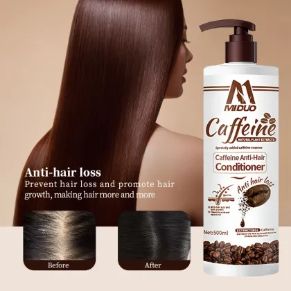 OEM Factory Vegan Nourishing Collagen Repair Silicone-Free Cruelty-Free Caffeine Hair Conditioner Oil - 500ML