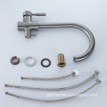 High-Quality Stainless Steel Square Clean Drinking Water Faucet: 3-Way Kitchen Solutions