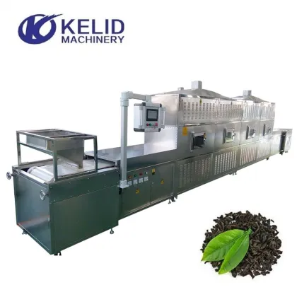 Herbs Microwave Dryer Drying Tunnel Machine for Rose Osmanthus Petals Lotus Leaves Honeysuckle