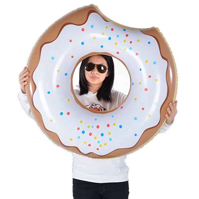 summer donut swim ring inflatable tube