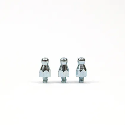 Zinc plated ball head screws by CNC technology