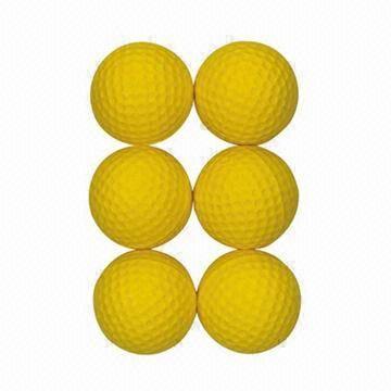 EVA/PU foam practice balls for indoor use