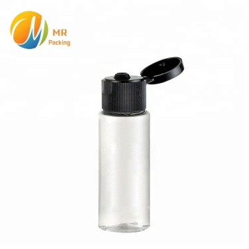 20 ml Clear PET Bottle with Flip Top Cap Travel Set