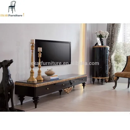 Empire Style Royal Wooden TV Rack Designs