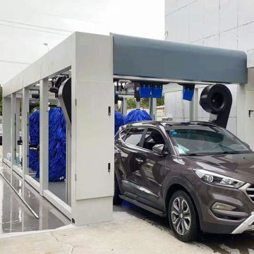 Tunnel-type carwashmachine 9 borstels