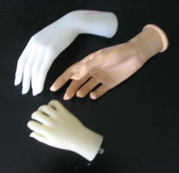 Plastic Nail Art Training Hand Model Flexible Movable Soft Manicure Practice Fake Hand