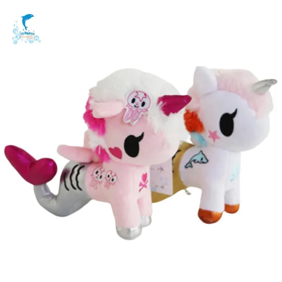 Custom High Quality Intelligence Big Eyes Plush Unicorn Toy With Musical Multifunction Customization