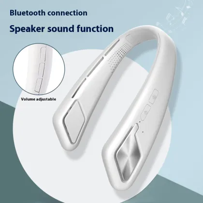 Wearable Personal Cooler with Multi-Speed and Leafless Safety Fan