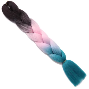 Wholesale 3 Tones Synthetic Fiber Jumbo Braiding Hair Extension