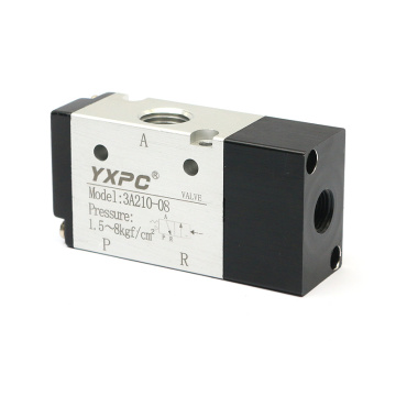 Pneumatic Valve 3A210-06/08: Normally Closed 1/8\" & 1/4\" Shut Off 3 Way