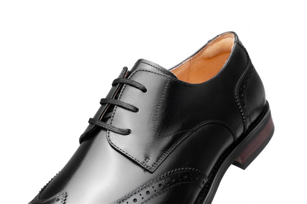 نصيحة الجناح أحذية الرجال الجلدية الأصلية