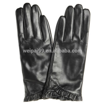 New fashion sheep leather women touch screen leather gloves SL-EWT006
