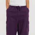 Pantaloni oversize viola tasca ad ariaggio all'ingrosso