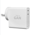 شاحن جدار GAN 100W مع واجهات Type-C مزدوجة