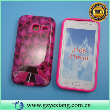 Yexiang Hybrid TPU + PC design case for samsung galaxy j1 mini back cover
