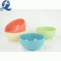 New design 5 inch ceramic round colorful bowl