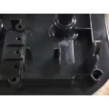 Black Plastic Injection Molded Parts with Textured Finish