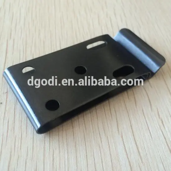 black oxide metal spring clip as knife metal swivel belt clip