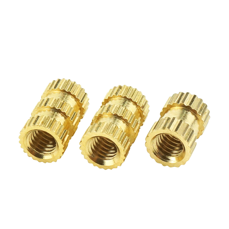 High Precision Brass Hex Nuts Threaded Inserts Zinc Plated and Passivated for Mining and Water Treatment Rivet Nut Type
