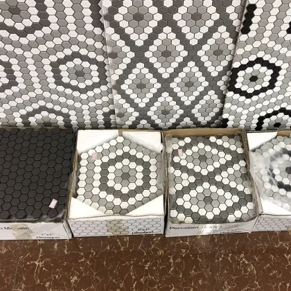 Foshan Hexagonal Mosaic Ceramic Tiles