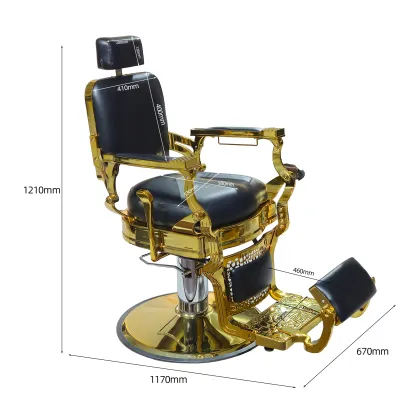Luxury Retro Vintage Barber Chair for Men - Takara Belmont