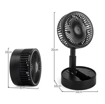 Portable Rechargeable USB Folding Handheld Fan for Office and Outdoor Use