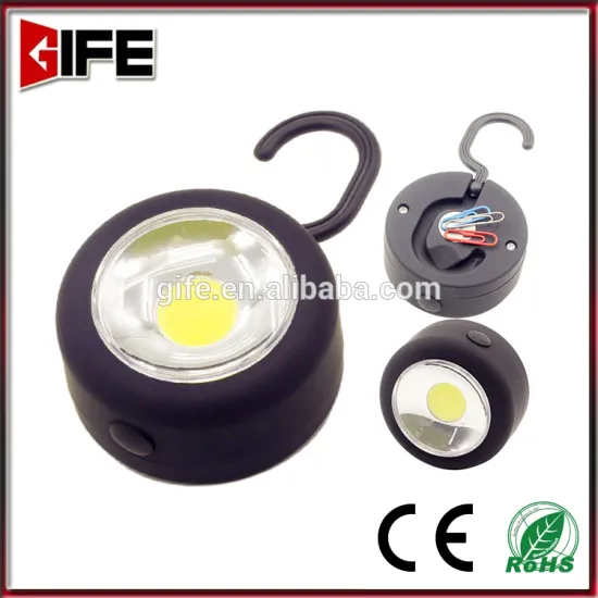 Wholesale factory bulk 3W COB Magnetic working light with Integral Hanging Hook