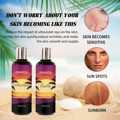 Pro Tanning Lotion: Intensive Coconut Scented Organic Sunbed Lotion