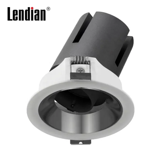 Modern Slim Dimmable Tilted Mini Anti-Glare COB Spotlight LED for Hotel Ceilings