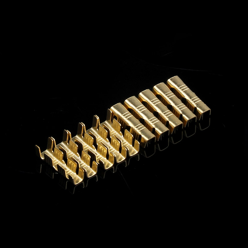 100Pcs DJ453C U-Style Crimpping Terminal Tab Cold Inserts Connectors Cold Terminal Small Teeth Fascia Terminal 2-2.5mm2