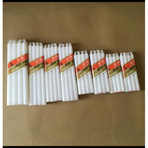 Cheap price kinds of white stick candle velas