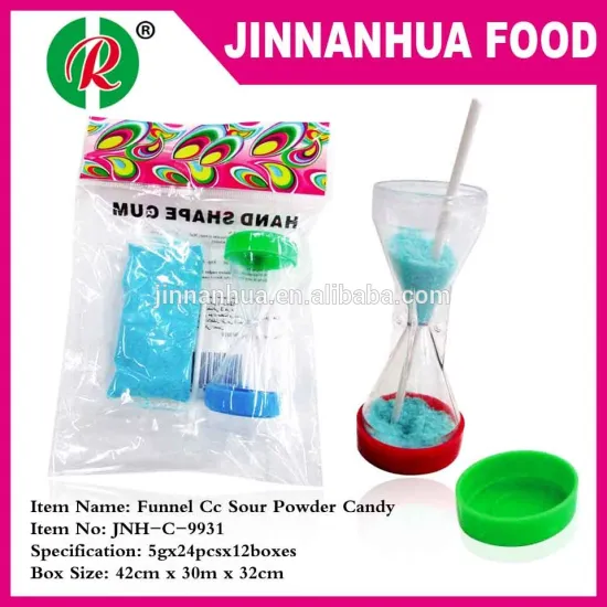 hourglass cc sour powder candy