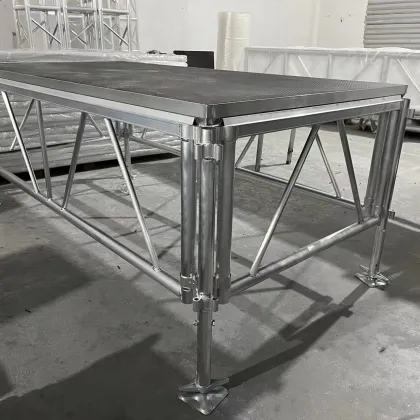 Aluminum Chorus stage portable stage wooden ladder stage