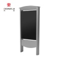 Custom stainless steel metal commercial advertising stand